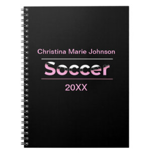 Minimale Word Art van voetballer - Arch Notitieboek