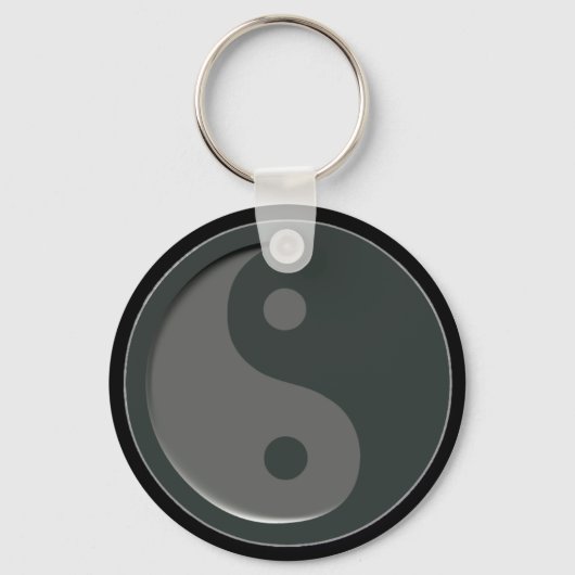 Minimale YingYang-Sleutelhanger Sleutelhanger (Voorkant)