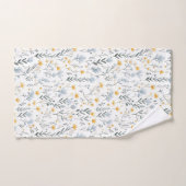 Minimale Zachte Kleurrijke Tuin Wildbloemenkwekeri Bad Handdoek (Handdoek)