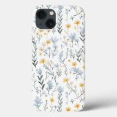 Minimale Zachte Kleurrijke Tuin Wildbloemenkwekeri Case-Mate iPhone Case (Achterkant)