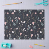 Minimale Zachte Kleurrijke Tuin Wildbloemenkwekeri Tissuepapier (Craft)