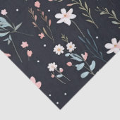 Minimale Zachte Kleurrijke Tuin Wildbloemenkwekeri Tissuepapier (Detail)