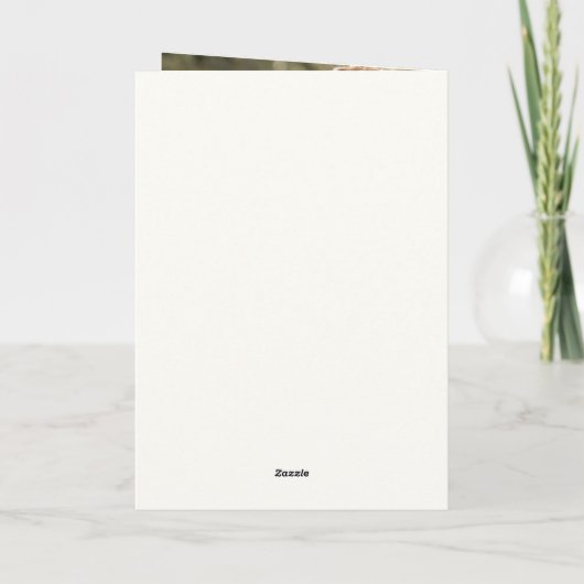 Minimale Zachte Pastel Blush Dusky Roze Bruiloft Bedankkaart (Achterkant)