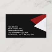 Minimale zakelijke Visitekaartjes (Achterkant)