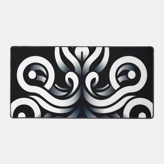 Minimale Zen Heilige Geometrische Mandala Abstract Bureaumat (Voorkant)