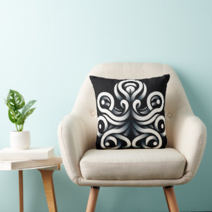Minimale Zen Heilige Geometrische Mandala Abstract Kussen