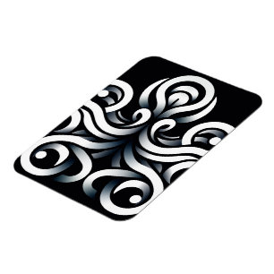 Minimale Zen Heilige Geometrische Mandala Abstract Magneet