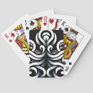 Minimale Zen Heilige Geometrische Mandala Abstract Pokerkaarten