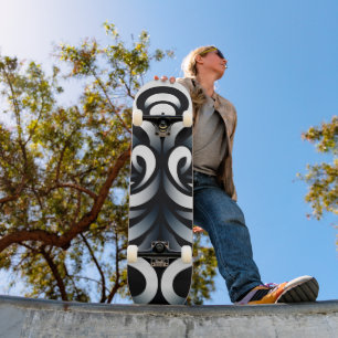 Minimale Zen Heilige Geometrische Mandala Abstract Skateboard