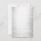 Minimale Zilver Goud Lijst op zaterdag Kaart (Achterkant)