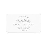 Minimale zilver Let op ons nieuwe adres