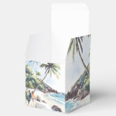 Minimale zomervakantiebestemming bedankdoosjes (Geopend)