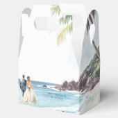 Minimale zomervakantiebestemming bedankdoosjes (Geopend)