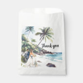 Minimale zomervakantiebestemming bedankzakje (Voorkant)