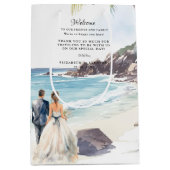 Minimale zomervakantiebestemming medium cadeauzakje (Voorkant)