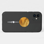 Minimale zonnesysteem Case-Mate iPhone case (Achterkant (horizontaal))