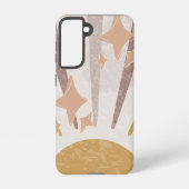 Minimale zonsopgang samsung galaxy hoesje (Achterkant)