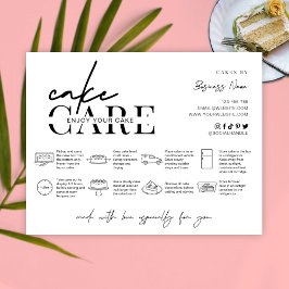 Minimale zorginstructies - Hartelijk dank voor uw  Bedankkaart