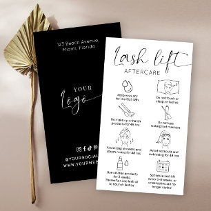 Minimale zoutoplossing: Eyelash Lift & Tint After  Visitekaartje