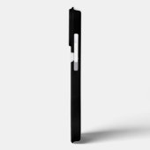 Minimale zwart-wit bloemen Case-Mate iPhone case (Achterkant / Links)