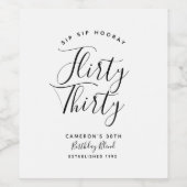 Minimale zwart-witcapaciteit 30 wijn etiket (Enkel label)