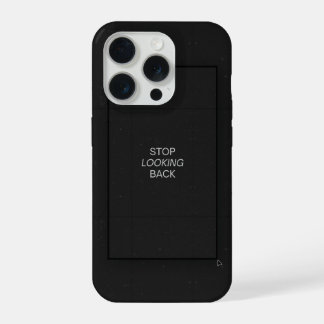 Minimale Zwarte Esthetische Quote Hoestelcase iPhone 15 Pro Hoesje
