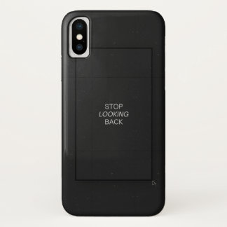 Minimale Zwarte Esthetische Quote Telefoonhoes iPhone X Hoesje