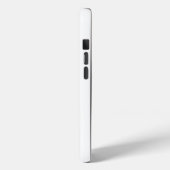 Minimale zwarte kat op wit voeg naam toe Case-Mate iPhone case (Achterkant / Links)