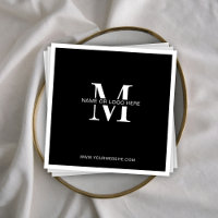 Minimale zwarte Logo Business Event - Aangepast