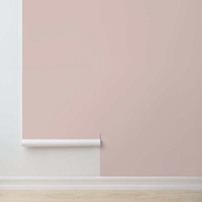 Minimale zwarte roze vaste, elegante chic behang (Applicatie)