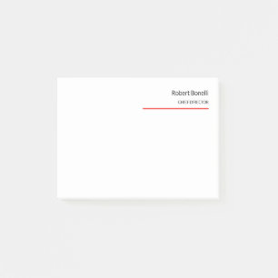 Minimale zwarte vlek post-it® notes