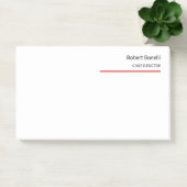 Minimale zwarte vlek post-it® notes (Kantoor)