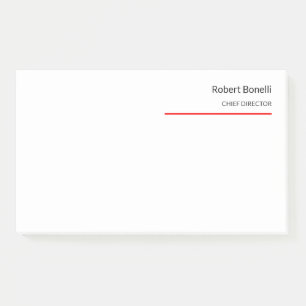 Minimale zwarte vlek post-it® notes