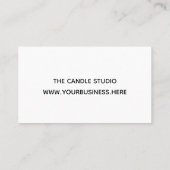 Minimale zwarte witte kleine zakelijke QR-code Kortingskaartje (Achterkant)