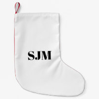 Minimale zwarte witte rode Aangepaste monogram