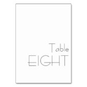 Minimale zwarte witte speelgoedtypografie kaart (Voorkant)