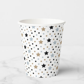 Minimale zwartwitkerstbeker papieren bekers