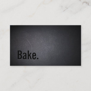 Minimalisator bakkerij gebold tekst visitekaartje