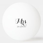 Minimalisator fancy Script Calligraphy Pingpongballen (Voorkant)