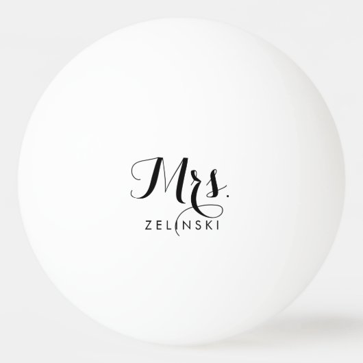 Minimalisator fancy Script Calligraphy Pingpongballen (Voorkant)