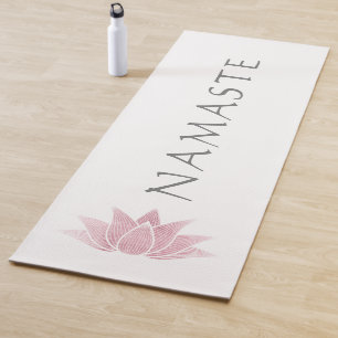 Minimalisator Lotus Flower Namaste Yoga Instructor Yogamat