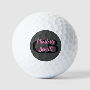 Minimalisator professionele moderne monogram golfballen