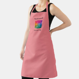 Minimalisator roze Apron Custom Logo Business Comp Schort