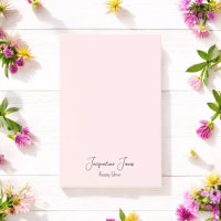 Minimalisator roze schoonheidssalon leraar