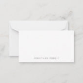 Minimalisator Sjabloon handscript monogram reinige (Voorkant)