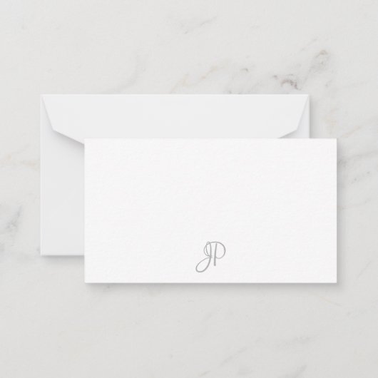 Minimalisator Sjabloon handscript monogram reinige (Achterkant)