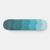Minimalisator van het patroon van gradiëntblauwe g skateboard (Horizontaal)