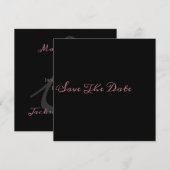 Minimalisator voor grafische opslag Datum Save The Date (Voorkant / Achterkant)