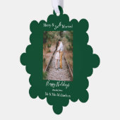 Minimalisator voor liefste huwelijken ornament kaart (Links)