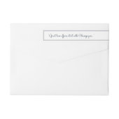 Minimaliseer het Eenvoudige Kromme Adres van de Te (Achterkant)